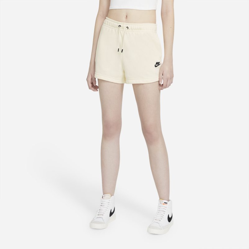 Nike Sportswear Essential Pantalón corto de tejido French terry - Mujer - Blanco
