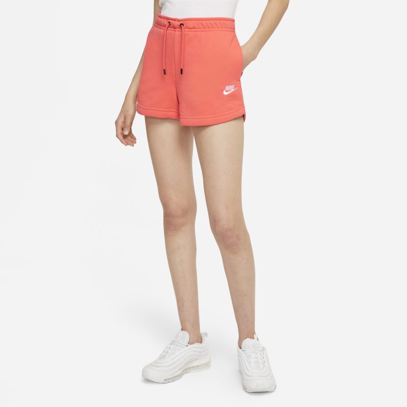 Nike Sportswear Essential Pantalón corto de tejido French terry - Mujer - Naranja