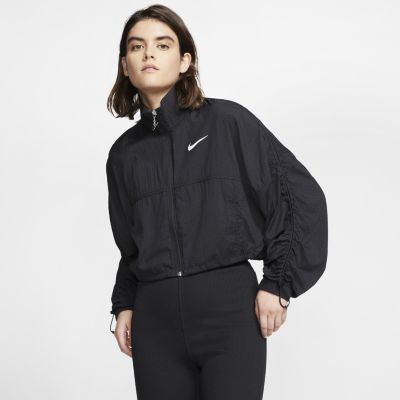 women's nike sportswear swoosh long windrunner jacket
