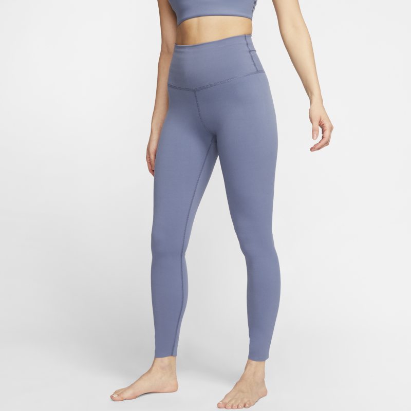 Image of Leggings Infinalon a 7/8 a vita alta Nike Yoga Dri-FIT Luxe - Donna - Blu