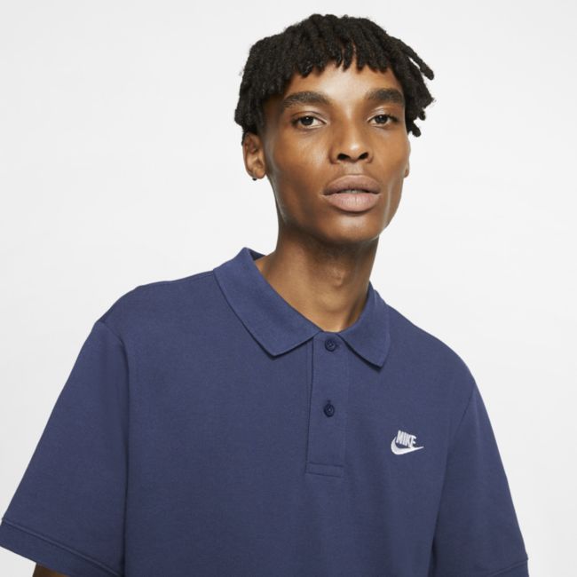 Męska koszulka polo Nike Sportswear - Niebieski