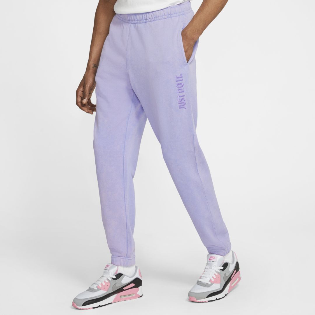Nike Sportswear Jdi Men's French Terry Pants In Purple | ModeSens