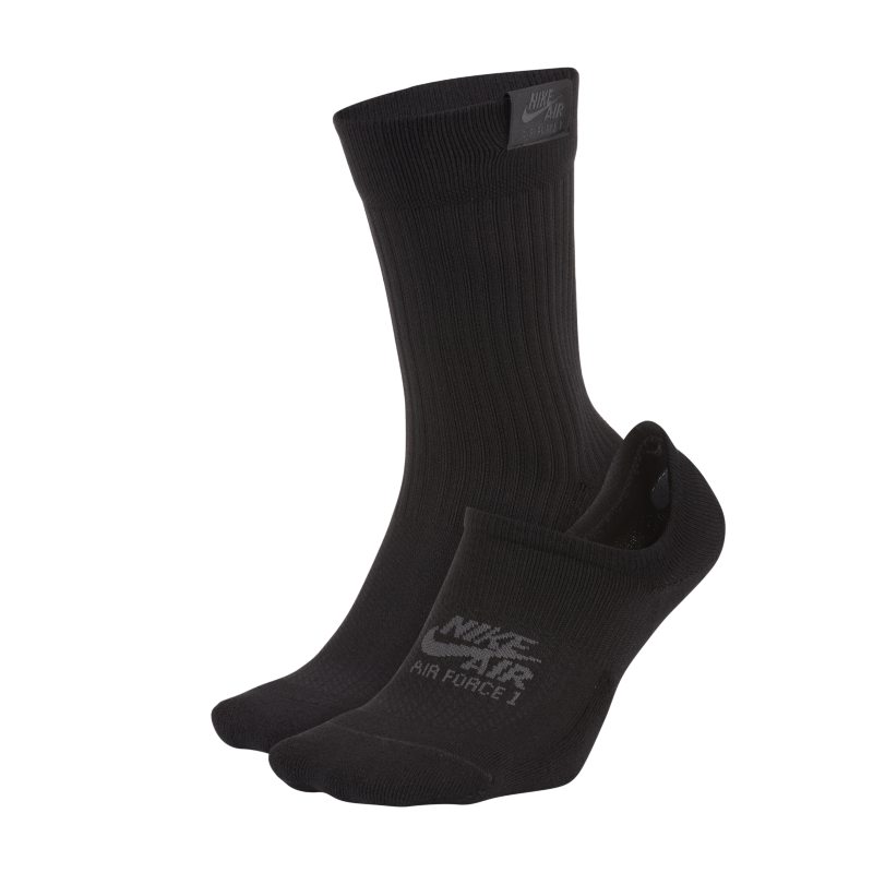 Nike Sportswear SNEAKR Sox Sokken (2 paar) – Zwart
