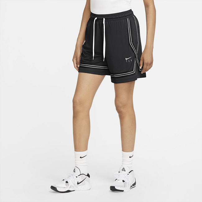 фото Женские баскетбольные шорты nike dri-fit swoosh fly - черный