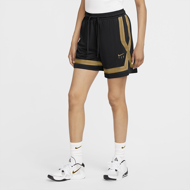 фото Женские баскетбольные шорты nike dri-fit swoosh fly - черный