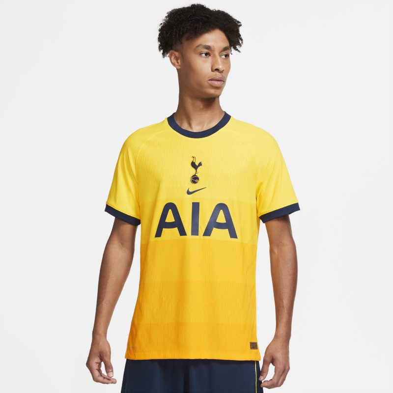 Męska koszulka piłkarska Tottenham Hotspur Vapor Match 2020/21 (wersja trzecia) - Żółć