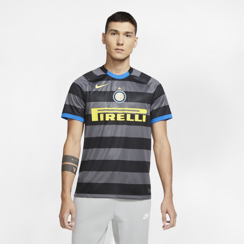 Męska koszulka piłkarska Inter Mediolan Stadium 2020/21 (wersja trzecia) - Szary