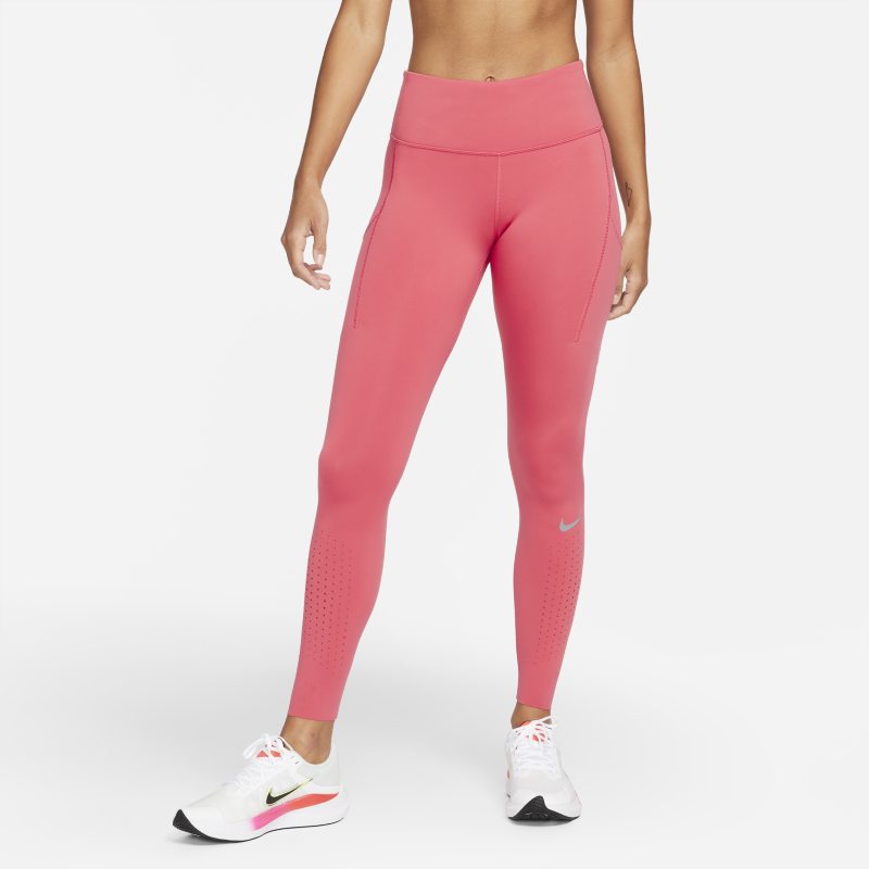 Nike Epic Luxe Leggings de talle medio con bolsillos - Mujer - Rosa