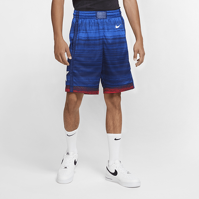 фото Мужские баскетбольные шорты nike usa (road) limited - синий
