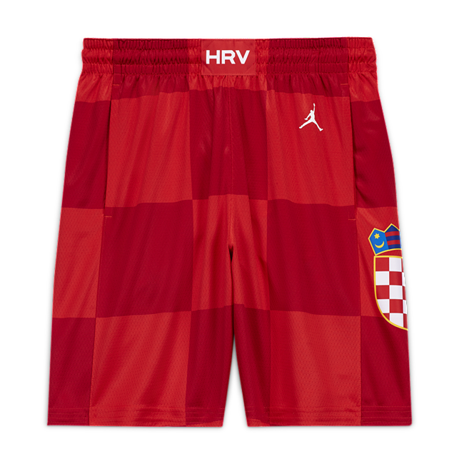 фото Мужские баскетбольные шорты croatia jordan (road) limited - красный