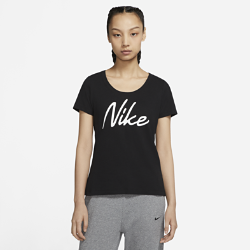 ＜ナイキ（NIKE）公式ストア＞ 48%OFF！ナイキ Dri-FIT ウィメンズ ロゴ トレーニング Tシャツ CQ0259-010 ブラック