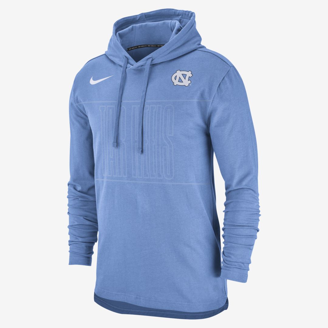 Nike College (unc) Men's Pullover Hoodie In Valor Blue | ModeSens