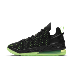 レブロン 18 'Black/Electric Green' バスケットボールシューズ CQ9283-005 ブラック画像