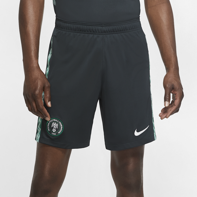 фото Мужские футбольные шорты из выездной формы сборной нигерии 2020 stadium - зеленый