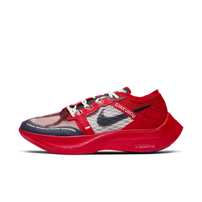 Image of Nike ZoomX Vaporfly Next% x Gyakusou Running Shoes - Rouge