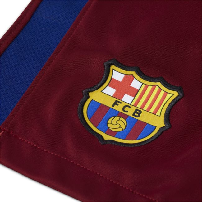 Spodenki piłkarskie dla dużych dzieci FC Barcelona Stadium Goalkeeper 2020/21 - Czerwony