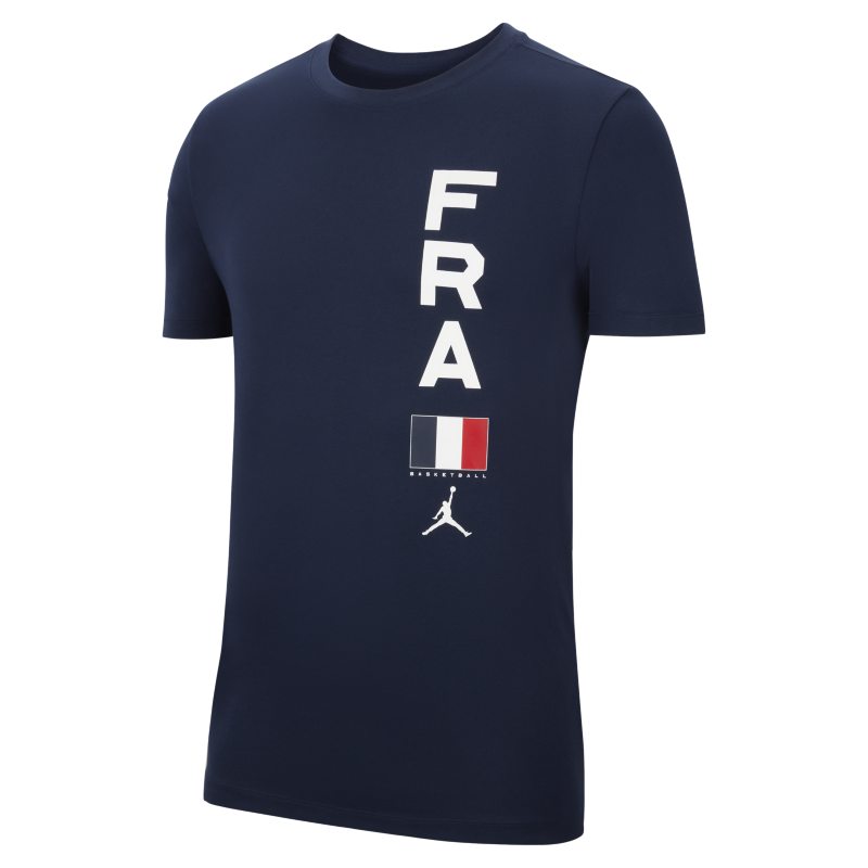 Basket-t-shirt France Jordan Dri-FIT Team för män - Blå
