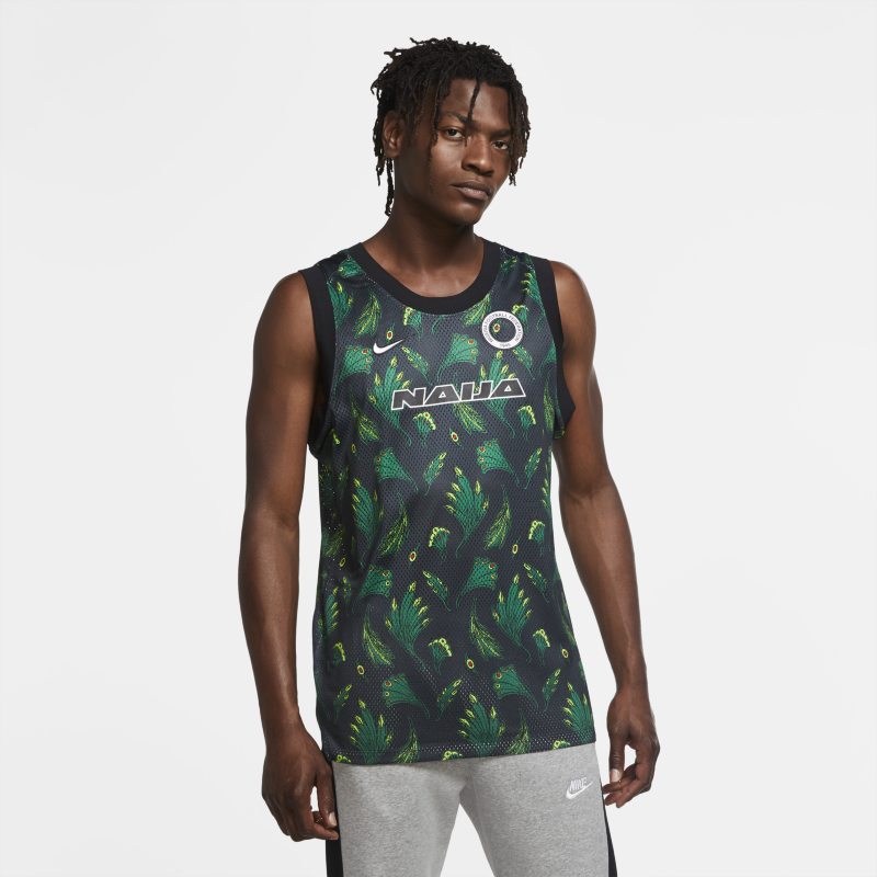 Nigeria Camiseta de baloncesto sin mangas - Hombre - Verde