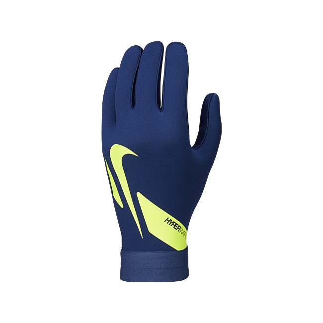 фото Футбольные перчатки nike hyperwarm academy - синий