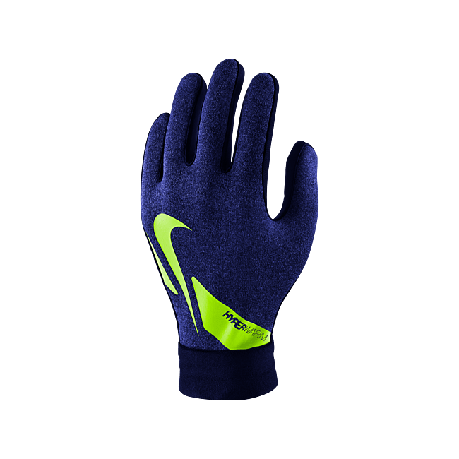 фото Футбольные перчатки для школьников nike hyperwarm academy - синий
