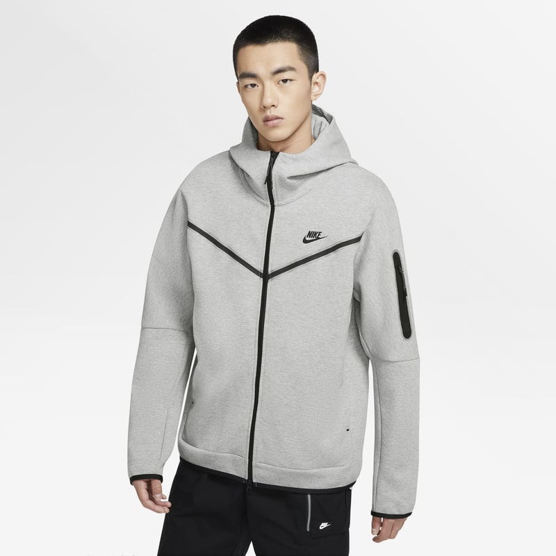 Nike Sportswear Tech Fleece Sudadera con capucha con cremallera completa - Hombre - Gris