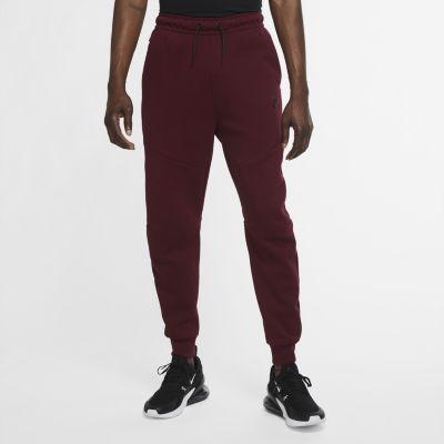 black and red joggers nike