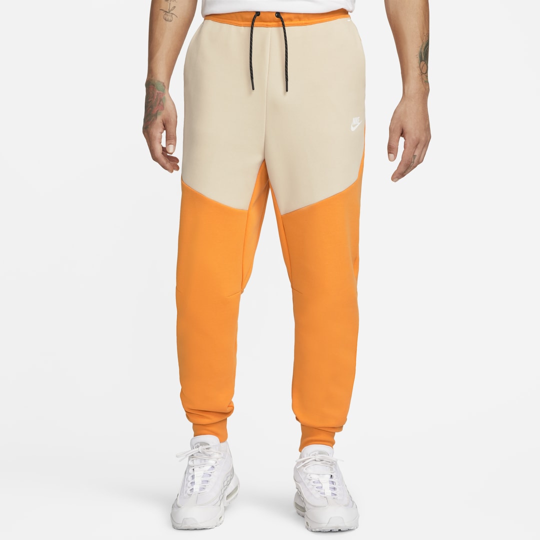 Nike Sportswear Tech Fleece Men's Joggers In Kumquat,sanddrift,white ...