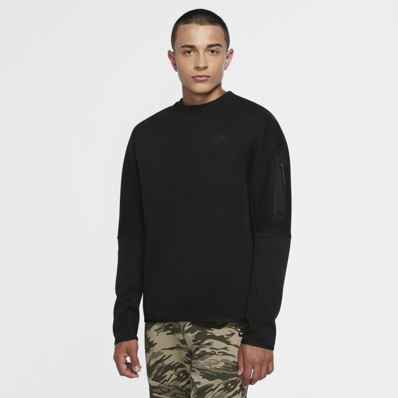 Nike Sportswear Tech Fleece Herenshirt met ronde hals - Zwart