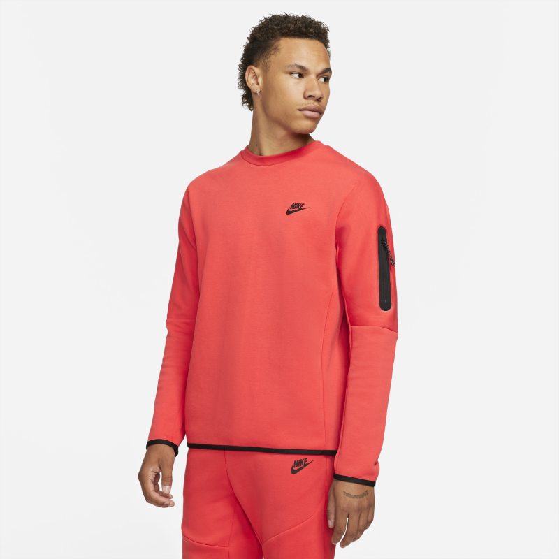 Bluza męska Nike Sportswear Tech Fleece - Czerwony