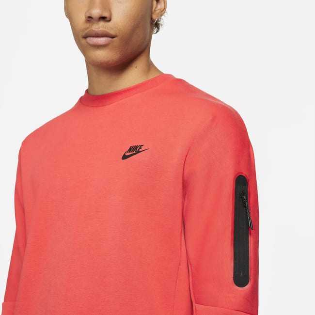 Bluza męska Nike Sportswear Tech Fleece - Czerwony