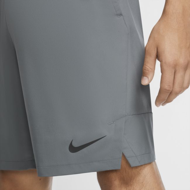 Męskie spodenki treningowe z tkaniny Nike Flex - Szary