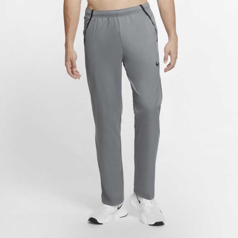 Męskie spodnie treningowe z dzianiny Nike Dri-FIT - Szary