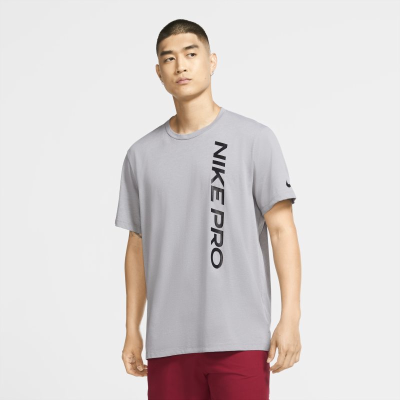 Nike Pro Camiseta de manga corta - Hombre - Gris