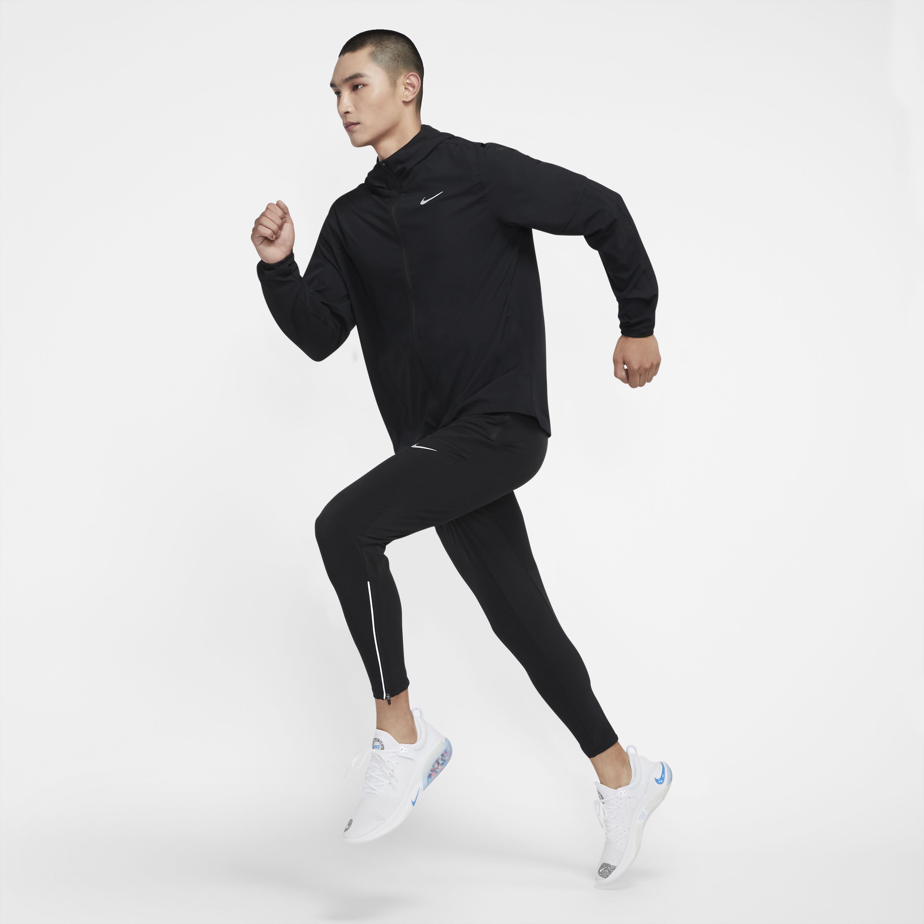 Nike Run Stripe, Negro/Negro, hi-res