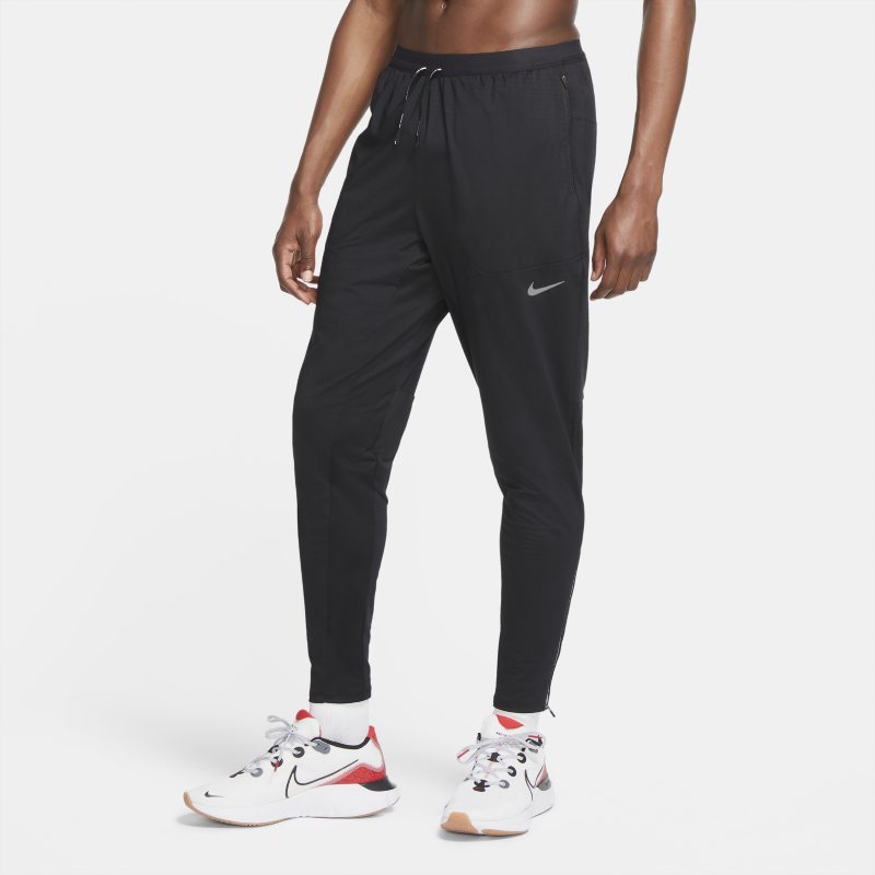 Stickade löparbyxor Nike Phenom Elite för män - Svart
