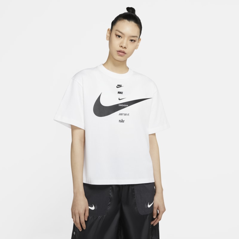 Nike Sportswear Damestop met korte mouwen – Wit
