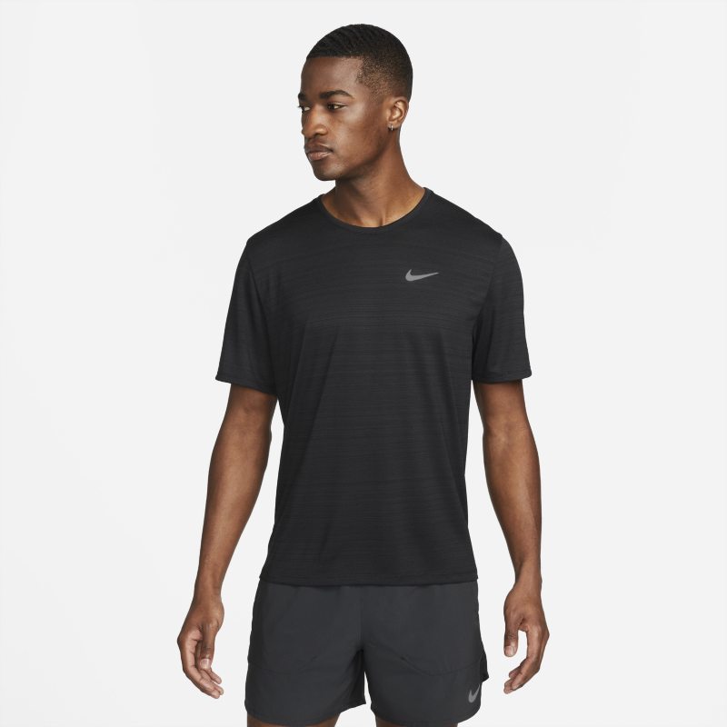 Nike Dri-FIT Miler Camiseta de running - Hombre - Negro