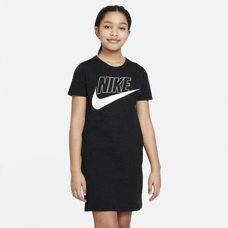 Nike Sportswear Vestido camiseta - Niña - Negro