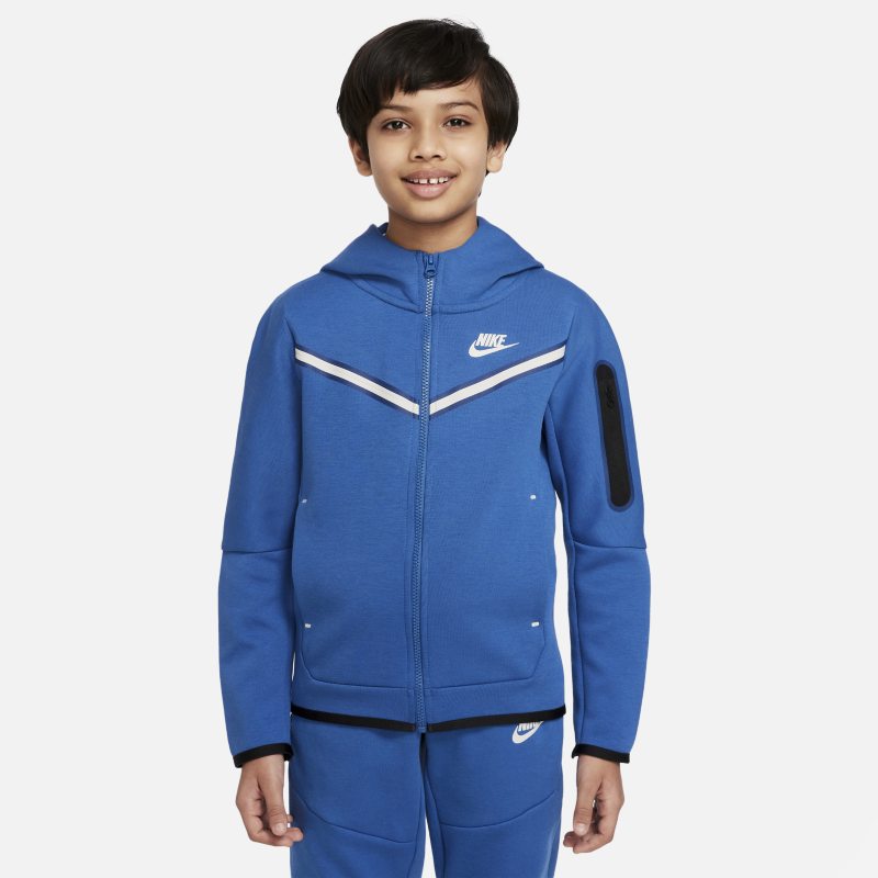 Nike Sportswear Tech Fleece Sudadera con capucha con cremallera completa - Niño - Azul