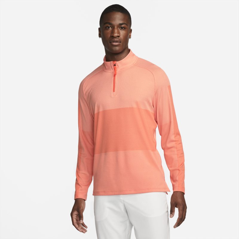 Nike Dri-FIT Vapor Camiseta de golf con media cremallera - Hombre - Naranja