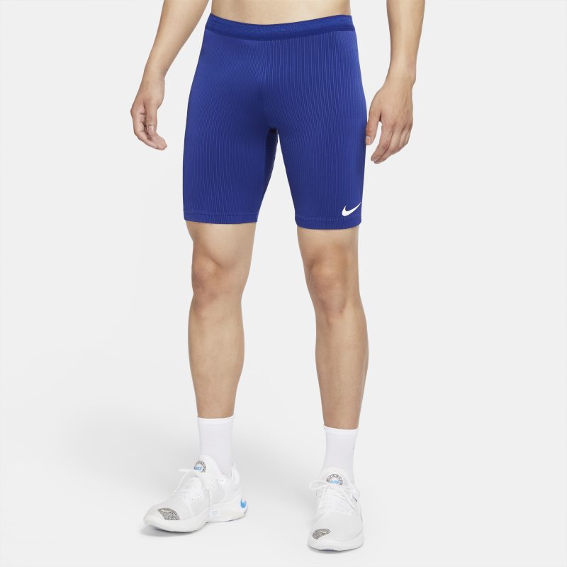 Nike Dri-FIT ADV Team USA AeroSwift Mallas de longitud media de competición - Hombre - Azul
