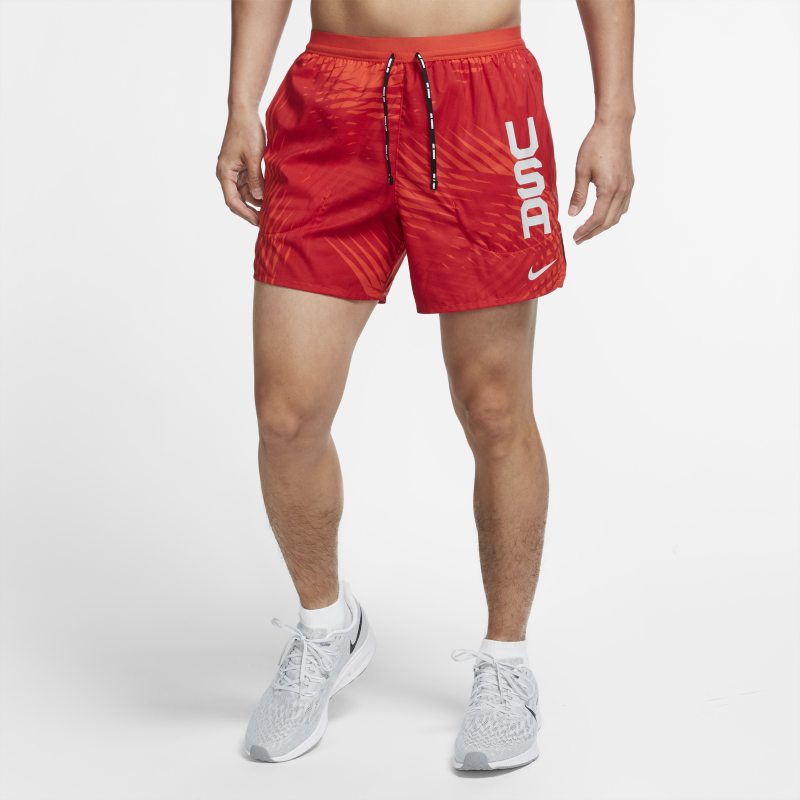 Nike Team USA Flex Stride Pantalón corto de running - Hombre - Rojo