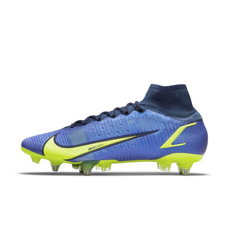 Nike Mercurial Superfly 8 Elite SG-Pro AC Botas de fútbol para terreno blando - Azul