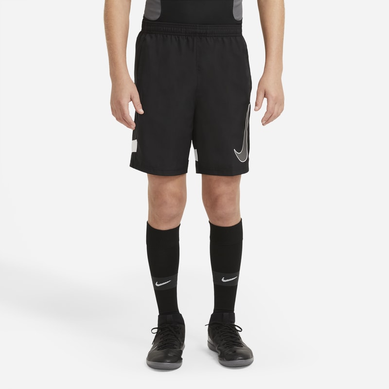 Nike Dri-FIT Academy Pantalón corto de fútbol con estampado - Niño/a - Negro