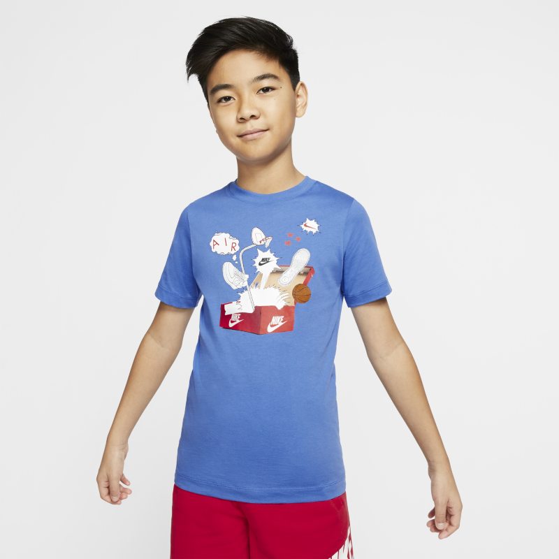 Nike Sportswear T-shirt voor jongens – Blauw