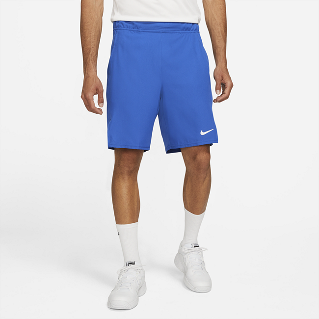 фото Мужские теннисные шорты nikecourt dri-fit victory 23 см - синий