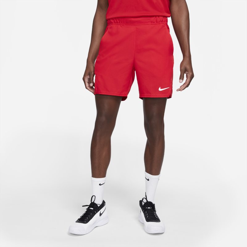 NikeCourt Dri-FIT Victory Pantalón corto de tenis de 18 cm - Hombre - Rojo