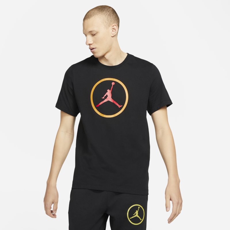 Męski T-shirt z krótkim rękawem Jordan Sport DNA - Czerń