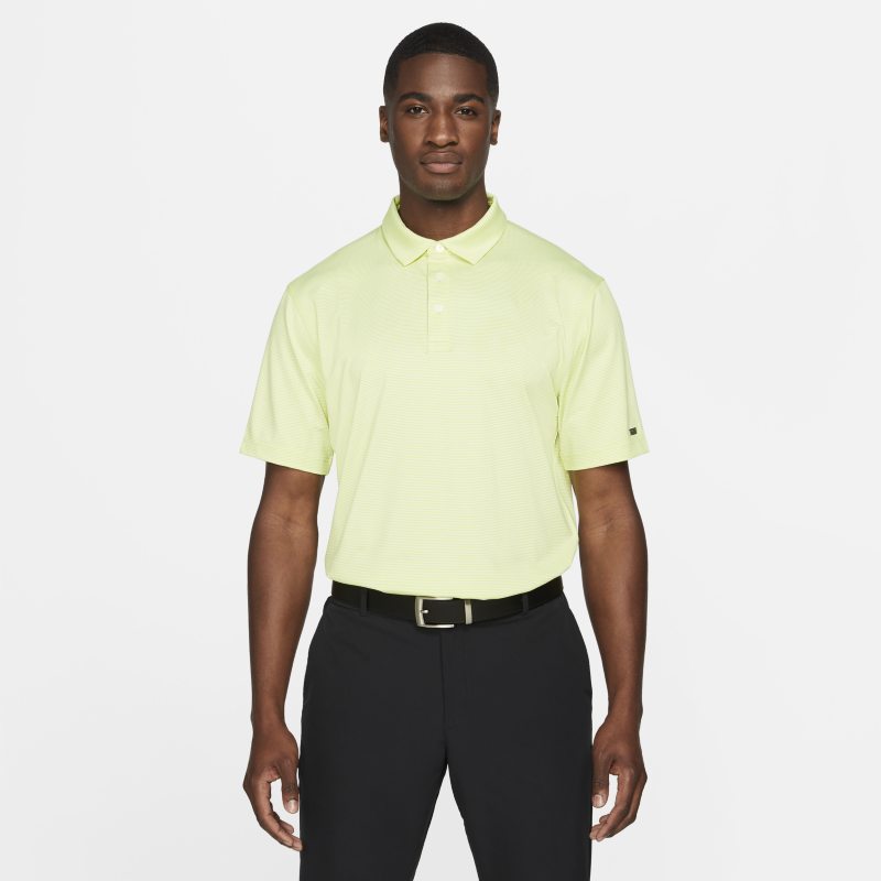 Nike Dri-FIT Player Polo de golf a rayas - Hombre - Amarillo