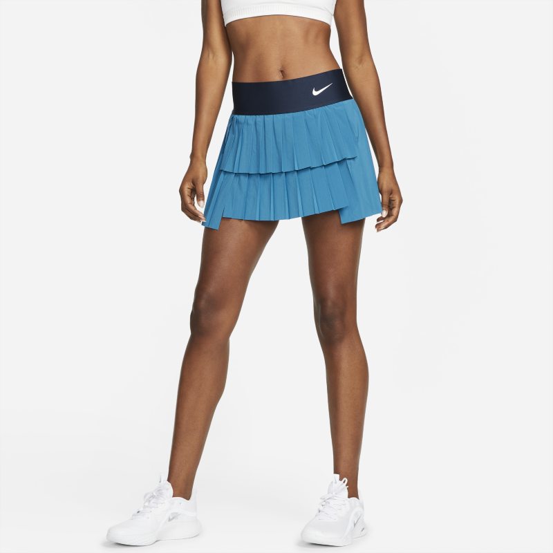 NikeCourt Advantage Falda de tenis plisada - Mujer - Azul